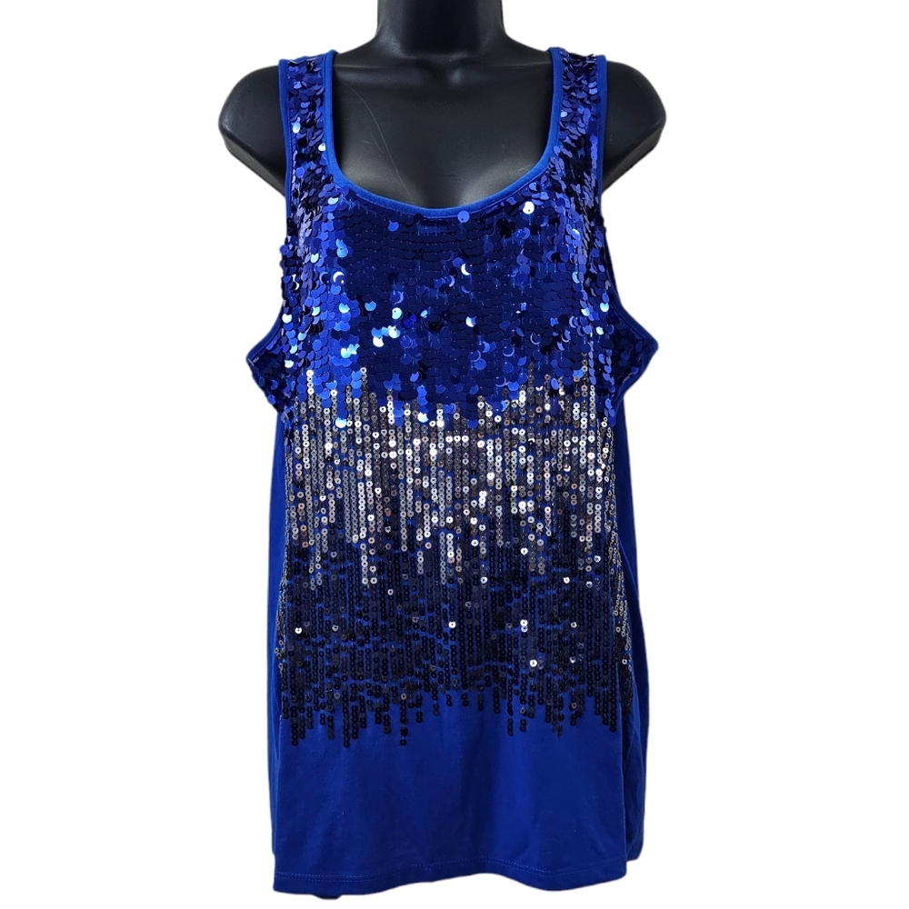 Absolutely Famous Sequin Tank Top Size  XLARGE